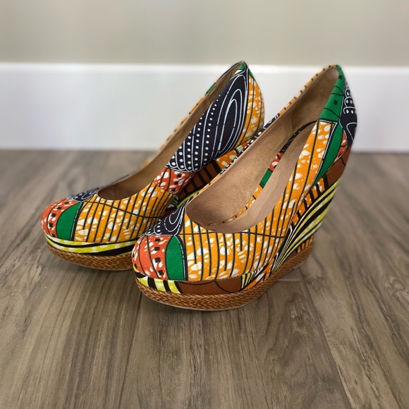 Colourful wedges